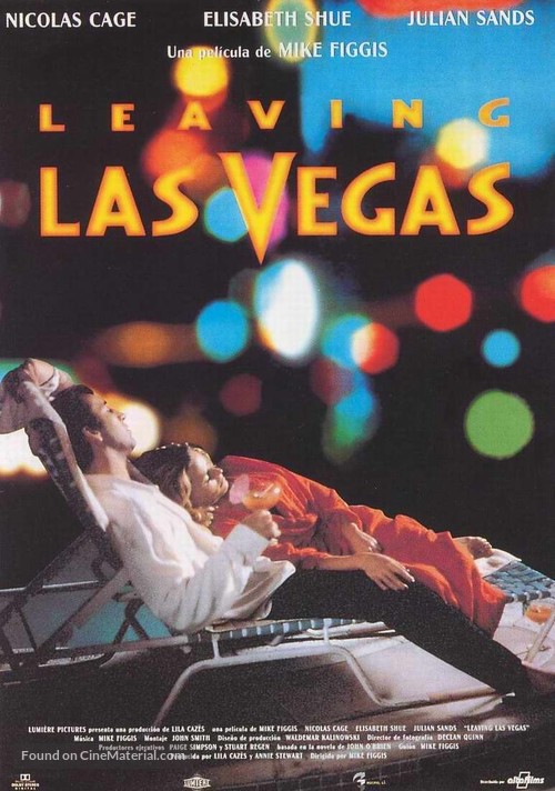 Leaving Las Vegas - Spanish VHS movie cover