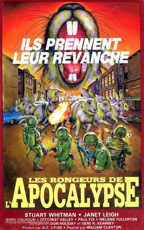 Night of the Lepus - French VHS movie cover