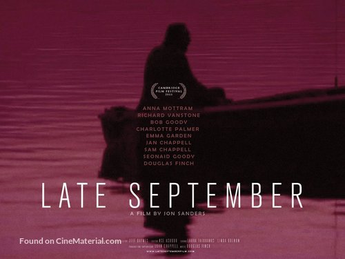 Late September - British Movie Poster
