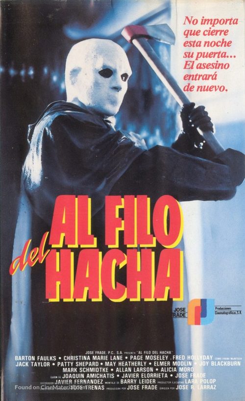 Al filo del hacha - Italian Movie Cover