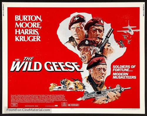 The Wild Geese - Theatrical movie poster