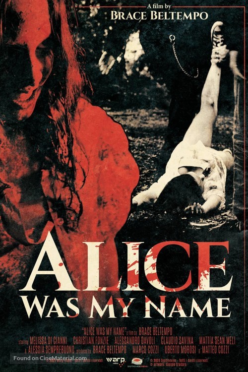 Alice was my name - International Movie Poster