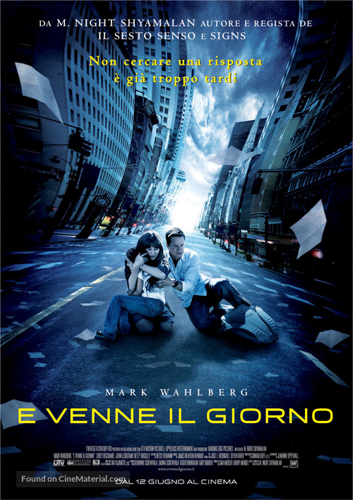 The Happening - Italian Movie Poster