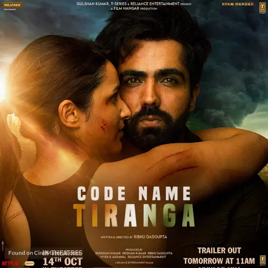 Code Name: Tiranga (2022) Indian movie poster