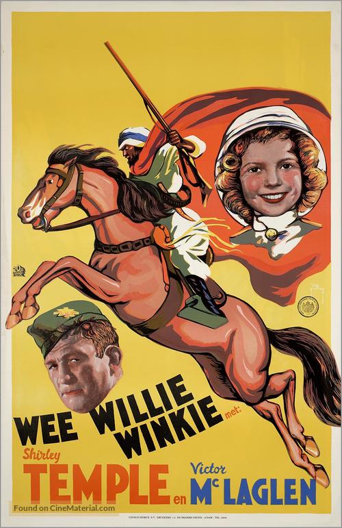 Wee Willie Winkie - Dutch Movie Poster