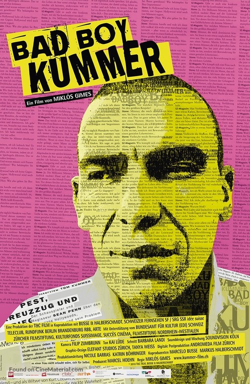 Bad Boy Kummer - Swiss Movie Poster