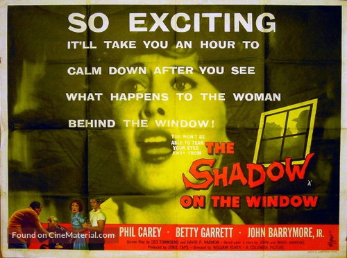 The Shadow on the Window - British Movie Poster