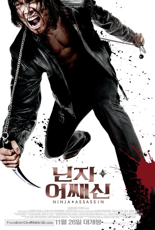 Ninja Assassin - South Korean Movie Poster