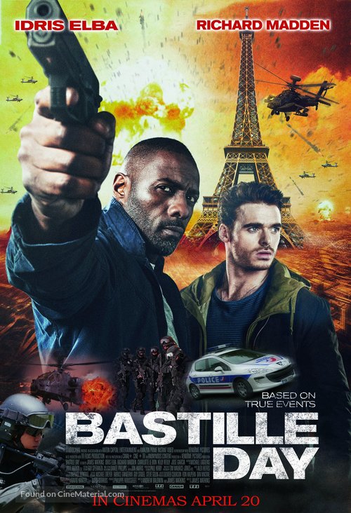Bastille Day - Philippine Movie Poster