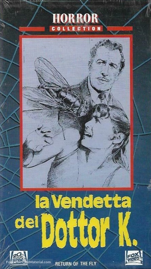 Return of the Fly - Italian VHS movie cover