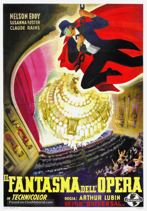 Phantom of the Opera - Italian Movie Poster