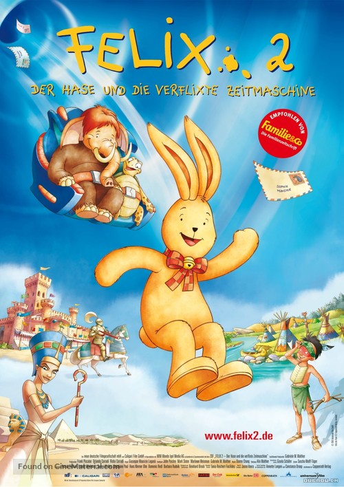 Felix 2 - Der Hase und die verflixte Zeitmaschine - German Movie Poster