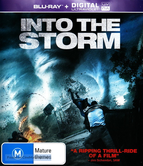 Into the Storm - Australian Blu-Ray movie cover