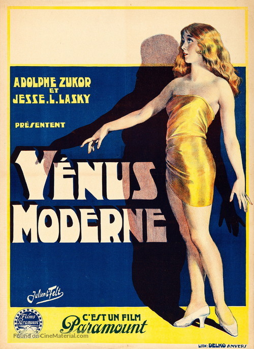 The American Venus - Belgian Movie Poster