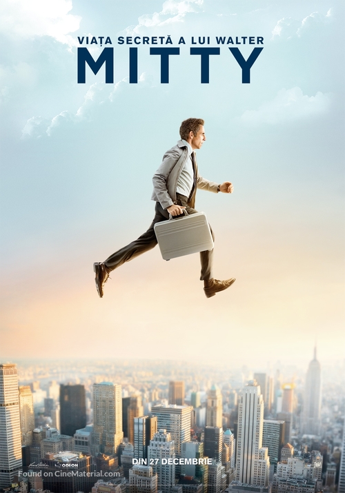 The Secret Life of Walter Mitty - Romanian Movie Poster