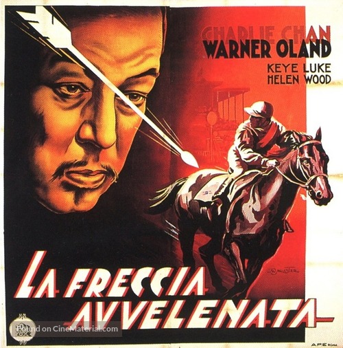 Charlie Chan at the Race Track - Italian Movie Poster