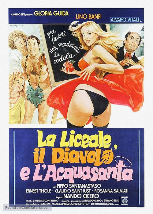 La liceale, il diavolo e l&#039;acquasanta - Italian Movie Poster