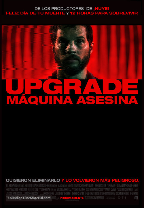 Upgrade - Argentinian Movie Poster