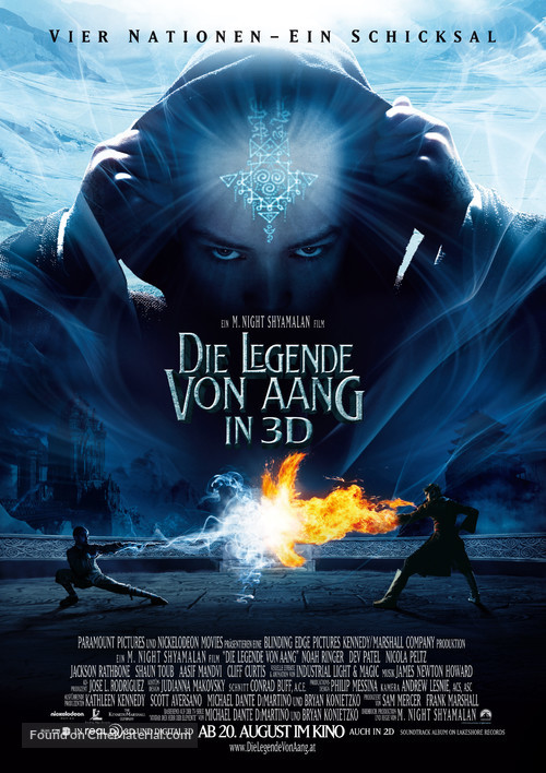 The Last Airbender - Austrian Movie Poster