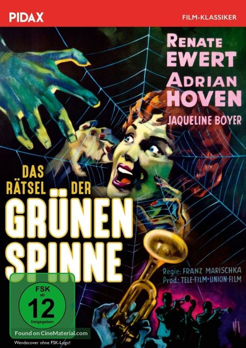 R&auml;tsel der gr&uuml;nen Spinne, Das - German Movie Cover