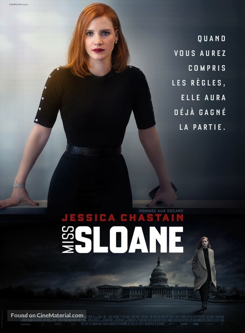 Miss Sloane - French Movie Poster