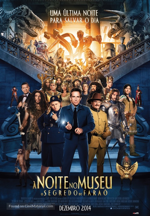 Night at the Museum: Secret of the Tomb - Portuguese Movie Poster