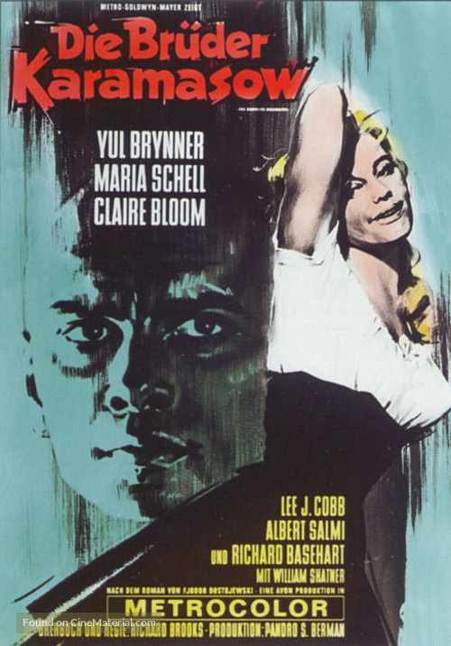 The Brothers Karamazov - German Movie Poster