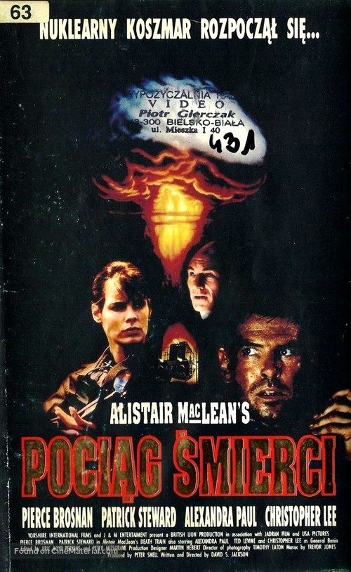 Death Train - Polish VHS movie cover