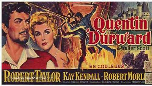 The Adventures of Quentin Durward - Belgian Movie Poster