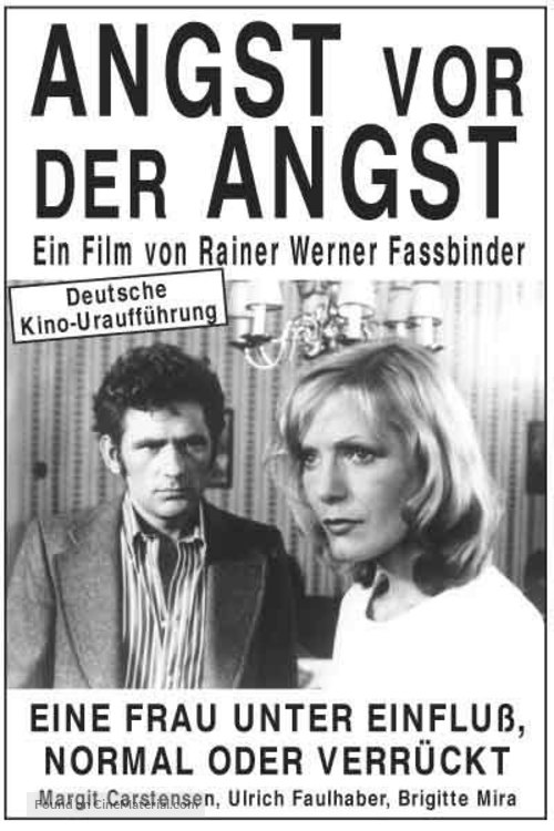 Angst vor der Angst - German poster