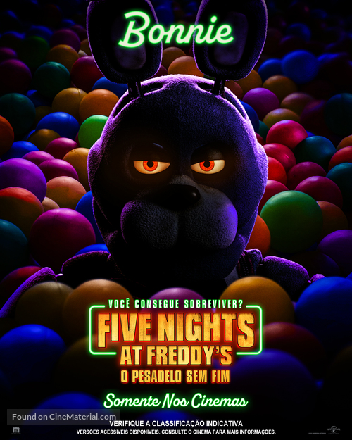 Five Nights at Freddy&#039;s - Brazilian Movie Poster