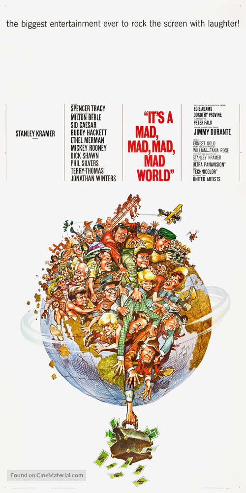 It&#039;s a Mad Mad Mad Mad World - Movie Poster