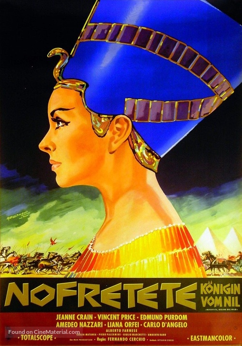 Nefertiti, regina del Nilo - German Movie Poster
