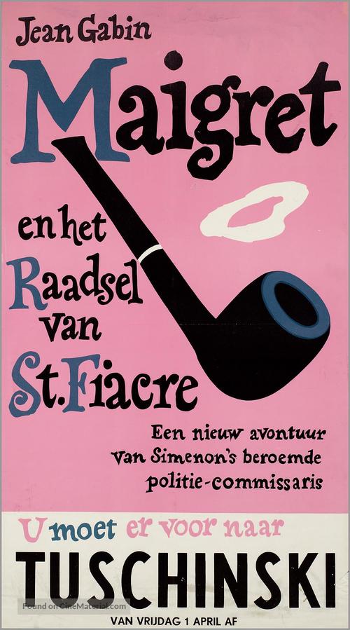 Maigret et l&#039;affaire Saint-Fiacre - Dutch Movie Poster