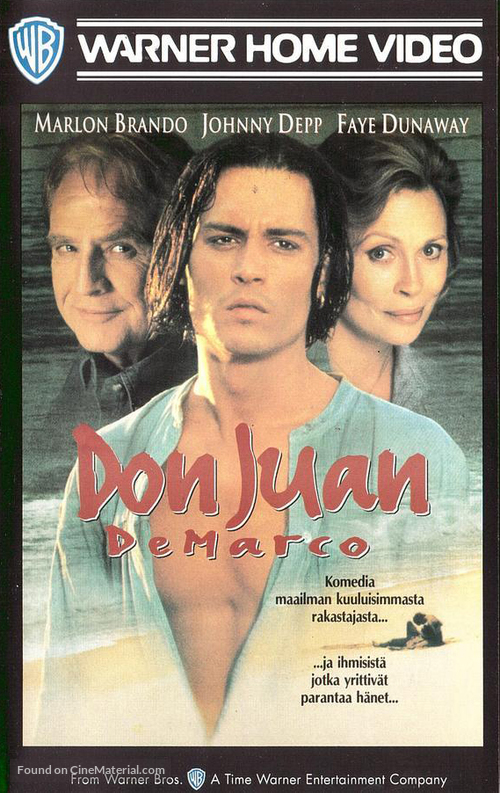 Don Juan DeMarco - Finnish VHS movie cover