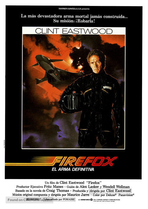Firefox - Spanish Movie Poster