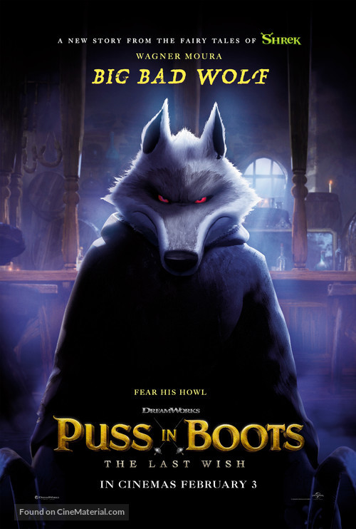 Puss in Boots: The Last Wish - British Movie Poster