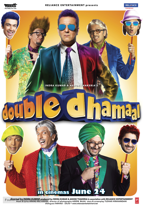 Double Dhamaal - Indian Movie Poster