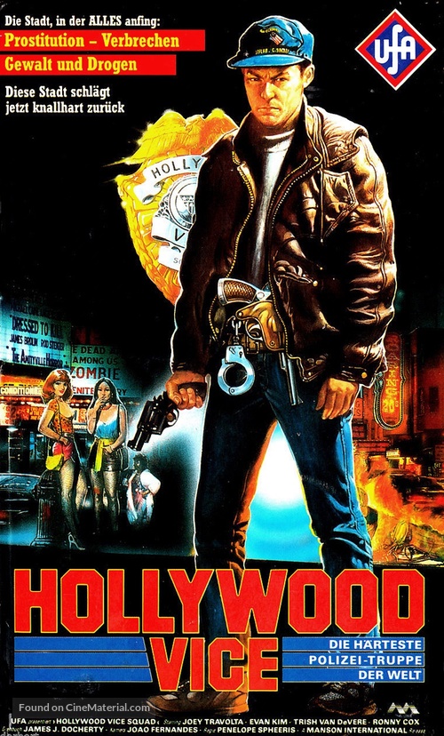Hollywood Vice Squad - German VHS movie cover