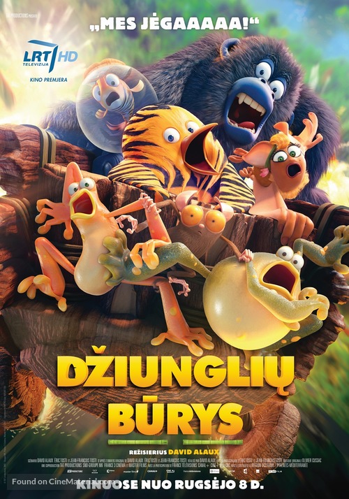 Les As de la Jungle - Lithuanian Movie Poster