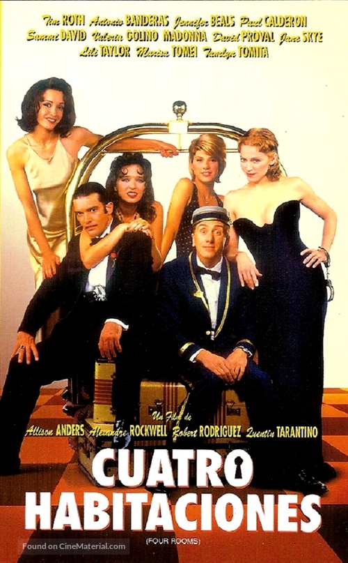 Four Rooms - Argentinian VHS movie cover