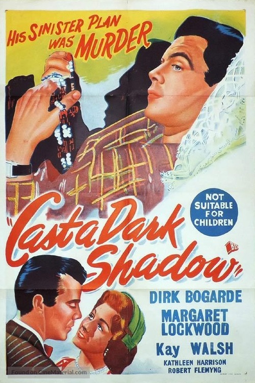 Cast a Dark Shadow - Australian Movie Poster