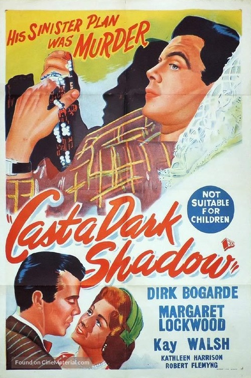 Cast a Dark Shadow - Australian Movie Poster