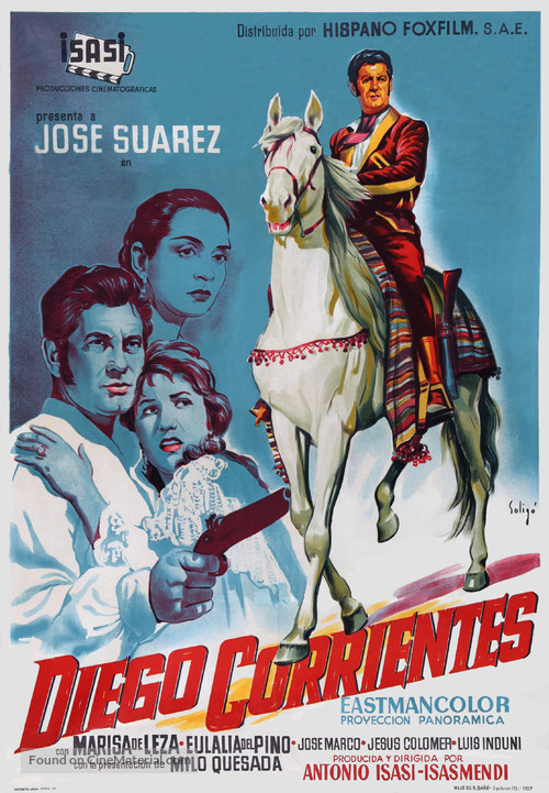 Diego Corrientes - Spanish Movie Poster