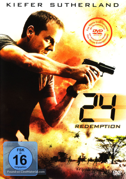 24: Redemption - German DVD movie cover