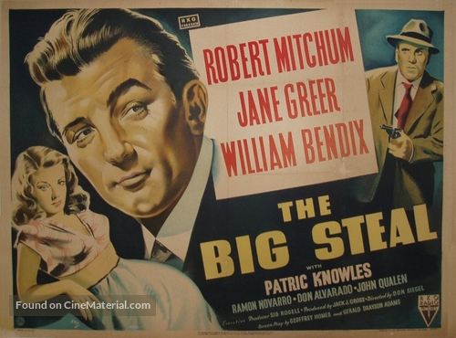The Big Steal - British Movie Poster