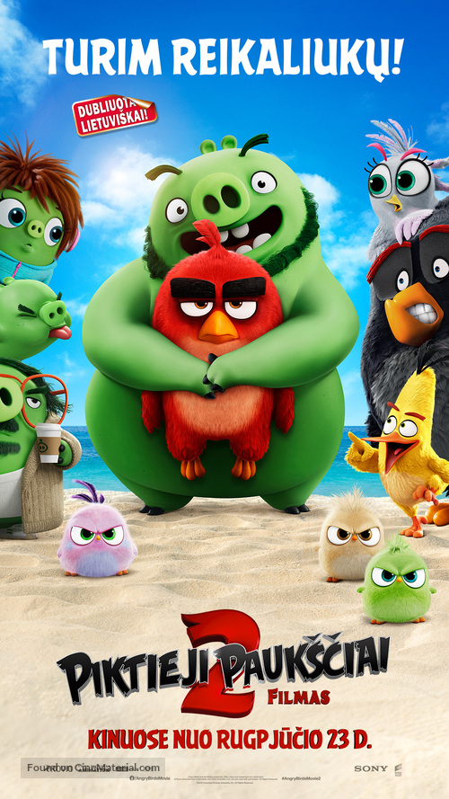 The Angry Birds Movie 2 - Lithuanian Movie Poster