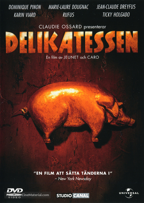 Delicatessen - Swedish DVD movie cover
