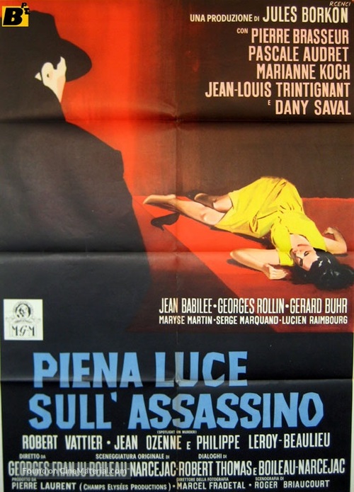 Pleins feux sur l&#039;assassin - Italian Movie Poster