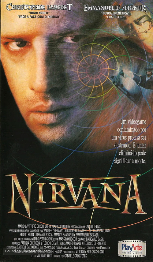 Nirvana - Brazilian VHS movie cover